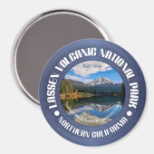 Nationaal park Lassen Volcanic Magneet (Voorkant / Achterkant)