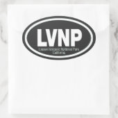 Nationaal park Lassen Volcanic Ovale Sticker (Tas)