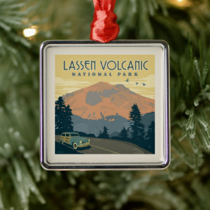 Nationaal park Lassen Volcanic   roadtrip Metalen Ornament