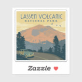 Nationaal park Lassen Volcanic | roadtrip Sticker (Vel)