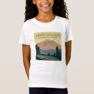Nationaal park Lassen Volcanic roadtrip T-shirt