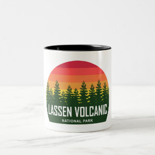 Nationaal park Lassen Volcanic Tweekleurige Koffiemok