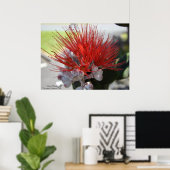 Nationaal park Lehua FlowerVolcano Poster (Thuiskantoor)