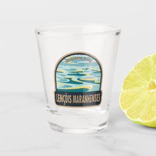 Nationaal park Lencois Maranhenses Vintage Brazili Shot Glas