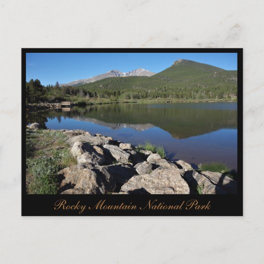 Nationaal park Lily Lake Rocky Mountain Briefkaart (Voorkant)