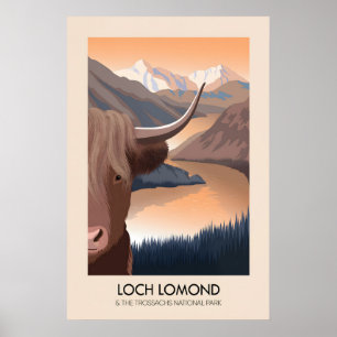 Nationaal park Loch Lomond en The Trossachs Poster