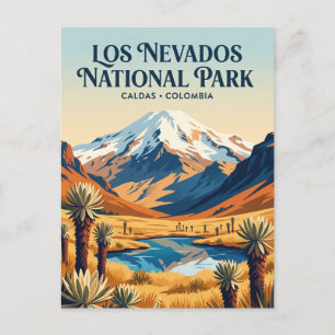 Nationaal park Los Nevados Colombia Briefkaart