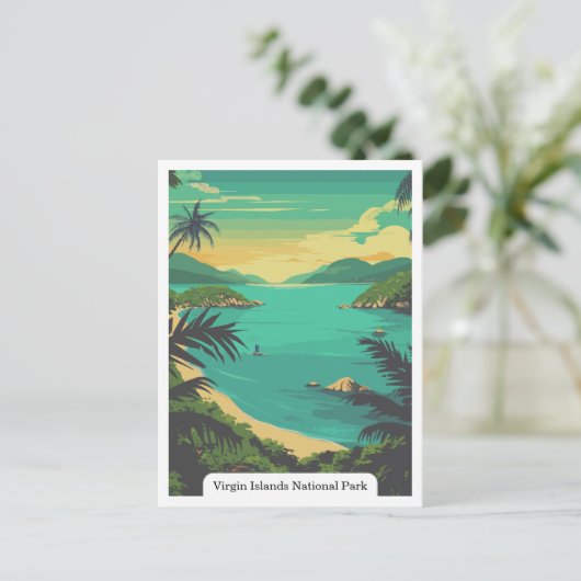 Nationaal park Maagdeneilanden, Amerikaans Maagden Briefkaart (Staand voorkant)