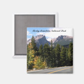 Nationaal park Magnet Rocky Mountain Magneet (Voorkant / Achterkant)