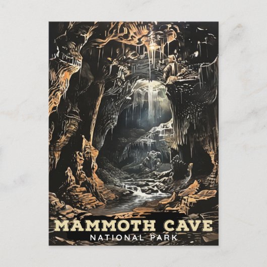 Nationaal park Mammoth Cave Briefkaart (Voorkant)