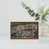 Nationaal park Mammoth Cave, Kentucky  Linen Briefkaart (Staand voorkant)