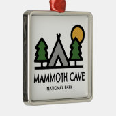 Nationaal park Mammoth Cave Metalen Ornament (Rechts)