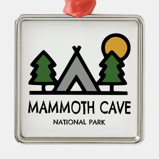 Nationaal park Mammoth Cave Metalen Ornament (Voorkant)