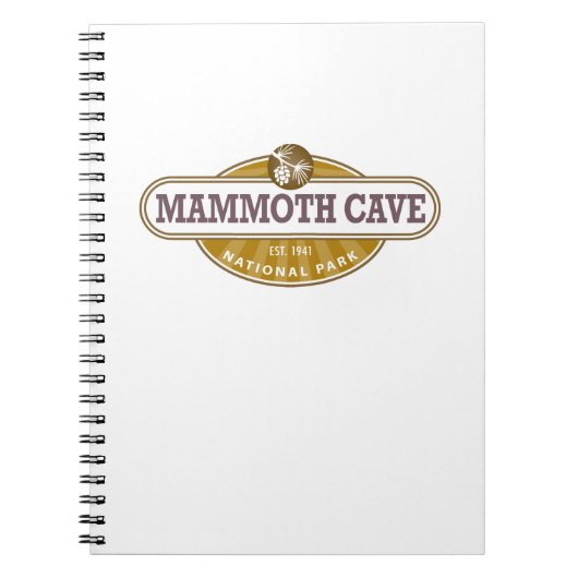 Nationaal park Mammoth Cave Notitieboek (Voorkant)