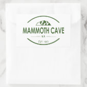 Nationaal park Mammoth Cave Rechthoekige Sticker (Tas)