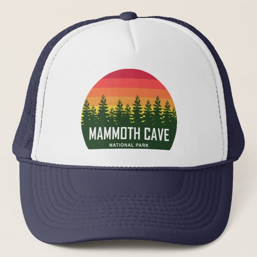 Nationaal park Mammoth Cave Trucker Pet (Voorkant)
