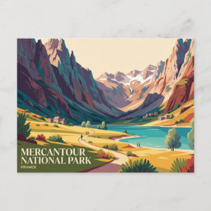 Nationaal park Mercantour Frankrijk Briefkaart