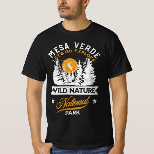 Nationaal park Mesa Verde T-shirt (Voorkant)