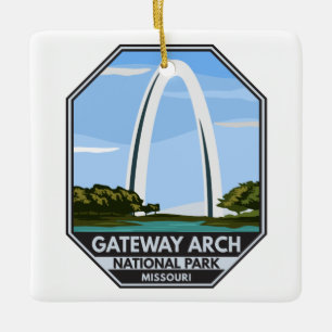 Nationaal park Missouri voor gatewayarch Keramisch Ornament
