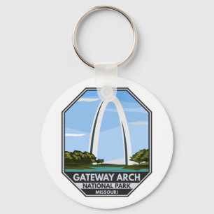 Nationaal park Missouri voor gatewayarch Sleutelhanger