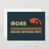 Nationaal park Moab Utah sunset Arches Feestdagenkaart (Voorkant / Achterkant)