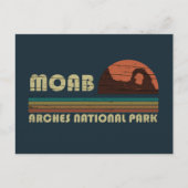Nationaal park Moab Utah sunset Arches Feestdagenkaart (Voorkant)