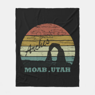 Nationaal park Moab Utah  sunset Arches Fleece Deken
