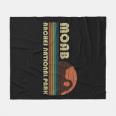 Nationaal park Moab Utah  sunset Arches Fleece Deken (Voorkant (Horizontaal))