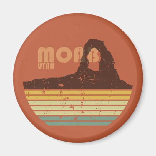 Nationaal park Moab Utah  sunset Arches Magneet (Voorkant)