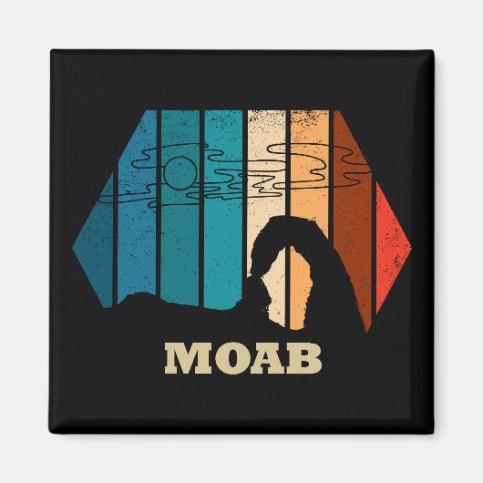 Nationaal park Moab Utah  sunset Arches Magneet (Voorkant)