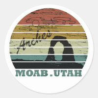 Nationaal park Moab Utah  sunset Arches