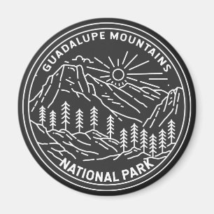 Nationaal park Monoline in het Guadalupe-gebergte Magneet
