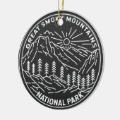 Nationaal Park Monoline Keramisch Ornament (Links)