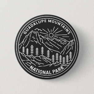 Nationaal park Monoline Ronde Button 5,7 Cm