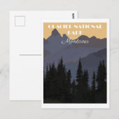 Nationaal Park Montana Glacier Briefkaart (Voorkant / Achterkant)