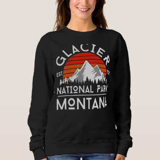 Nationaal Park Montana Hike Outdoors Vintag Trui