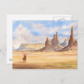 Nationaal Park Monument Valley Briefkaart (Voorkant / Achterkant)