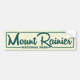 Nationaal park Mount Rainier Bumpersticker