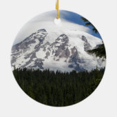 Nationaal park Mount Rainier Keramisch Ornament (Achterkant)