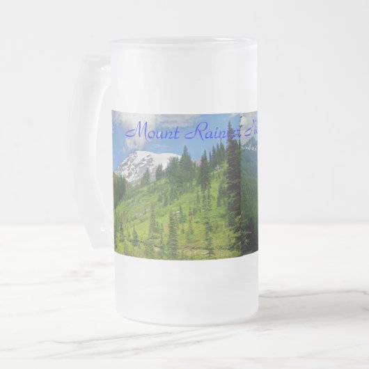 Nationaal park Mount Rainier Matglas Bierpul (Voorkant links)