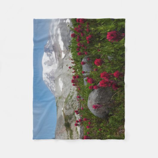 Nationaal park Mount Rainier, Mount Rainier 1 Fleece Deken (Voorkant)
