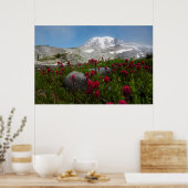Nationaal park Mount Rainier, Mount Rainier 1 Poster (Keuken)