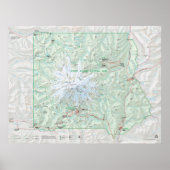Nationaal park Mount Rainier Poster (Voorkant)