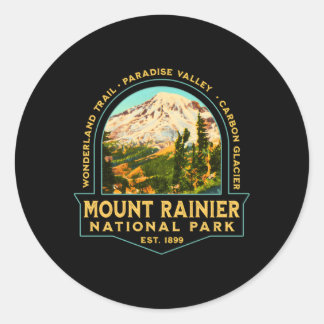 Nationaal park Mount Rainier Ronde Sticker
