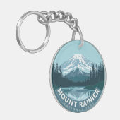 Nationaal park  Mount Rainier Sleutelhanger (Voorkant Links)