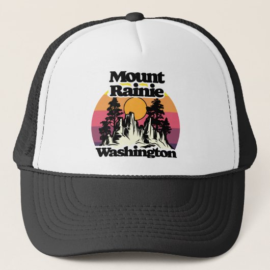 Nationaal park Mount Rainier Trucker Pet (Voorkant)