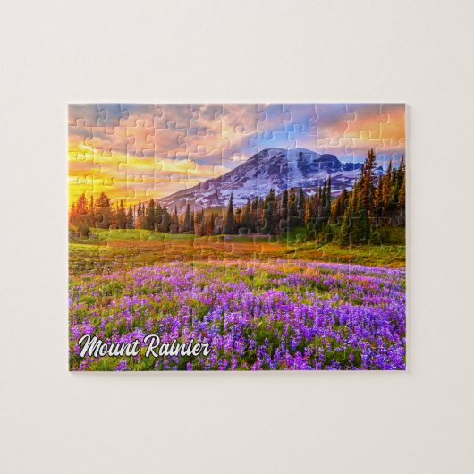 Nationaal park Mount Rainier, Washington Legpuzzel (Horizontaal)