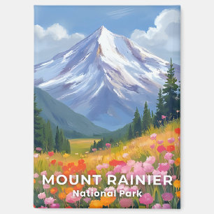 Nationaal park Mount Rainier   Washington Travel Magneet