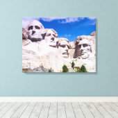 Nationaal park Mount Rushmore Canvas Afdruk (Insitu (Houten vloer))