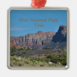 Nationaal park Mountain Zion Metalen Ornament